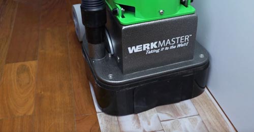 Rasp by WerkMaster. A professional hardwood floor sander.